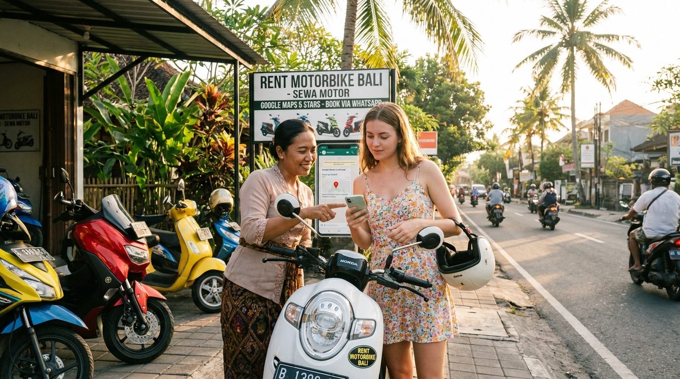 Strategi Digital Marketing Rental Motor Bali